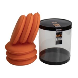 FOAM WAX APLICADOR DE ESPUMA MACIO KIT COM 6 UNIDADES KERS